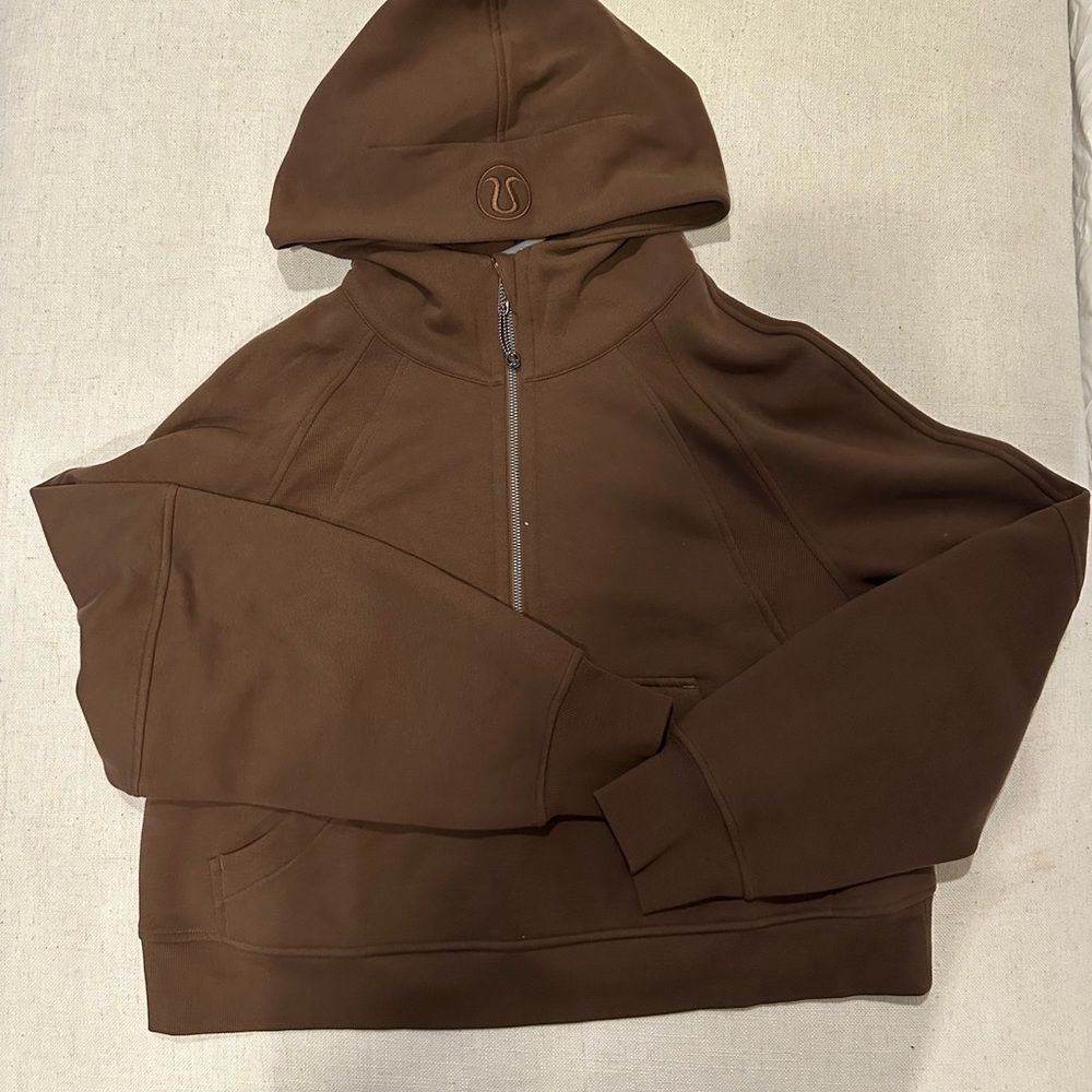 NWT Lululemon Scuba Half Zip Java